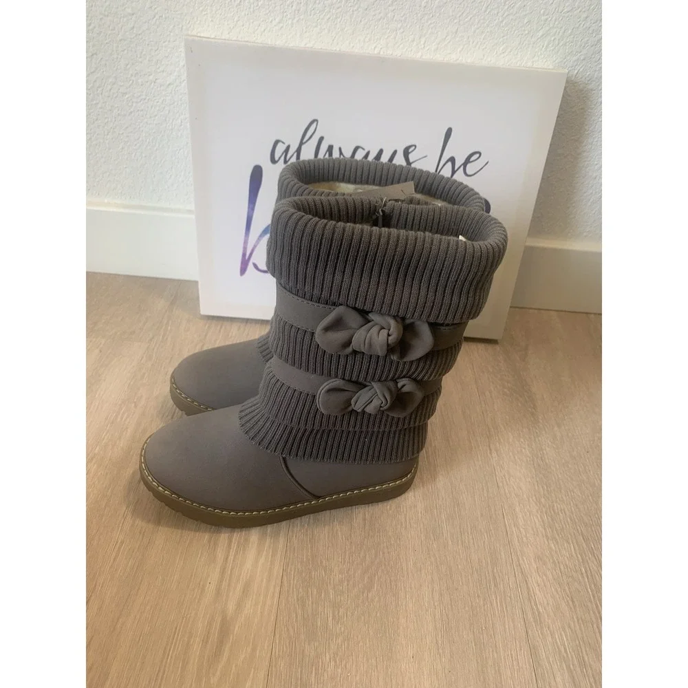 (16) Dream‎ pairs boots for girls grey color size 1